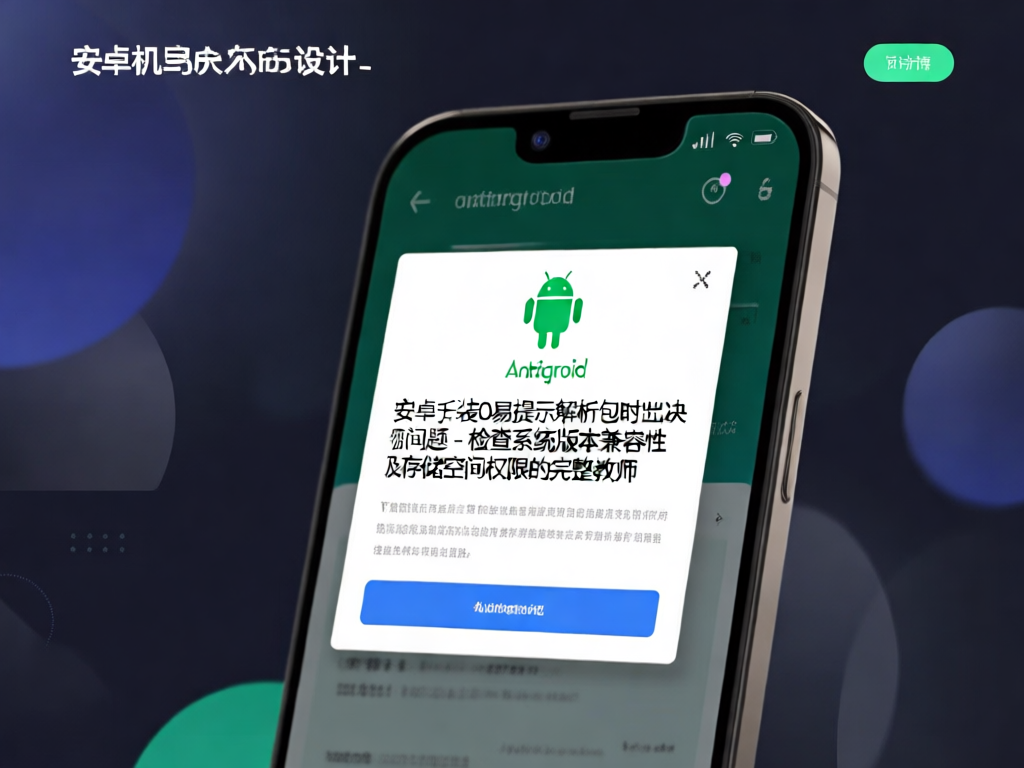 安卓安装O易解析包错误提示